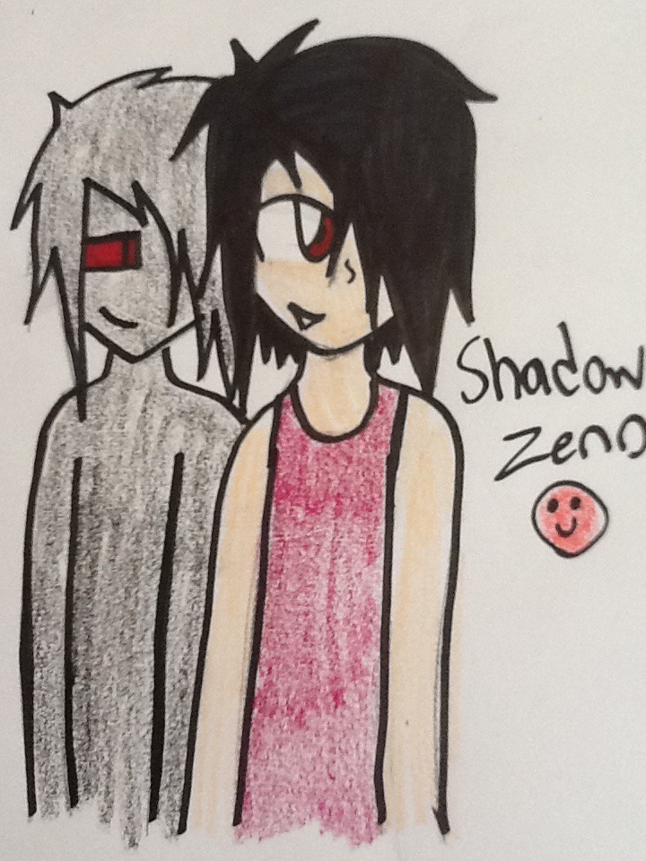 Shadow Zeno (shadow form left human right)