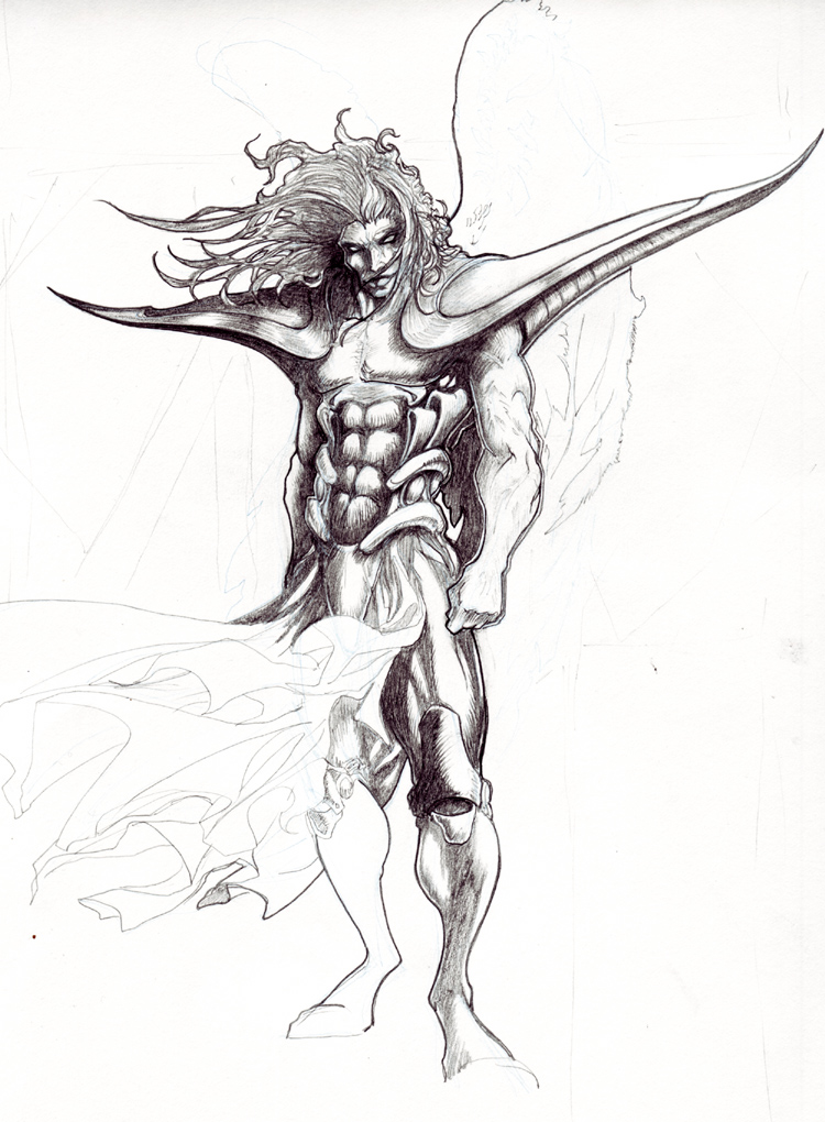 Lucifer Sketch by Razielssecret on DeviantArt