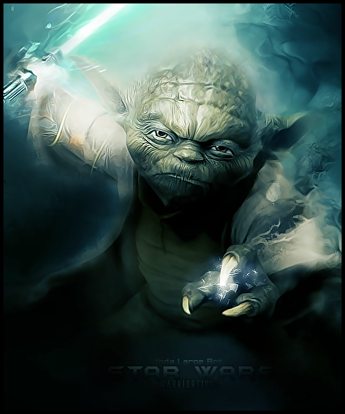 Yoda Large Art by Warriortidus