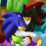 Sonadow - sweet dreams blue hedgehog