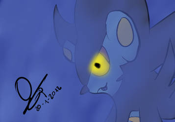 Luxray in the fog