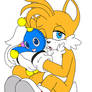 Tails and chao doll