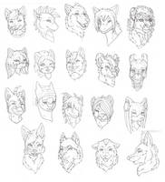 Head shotssss sketchesssss