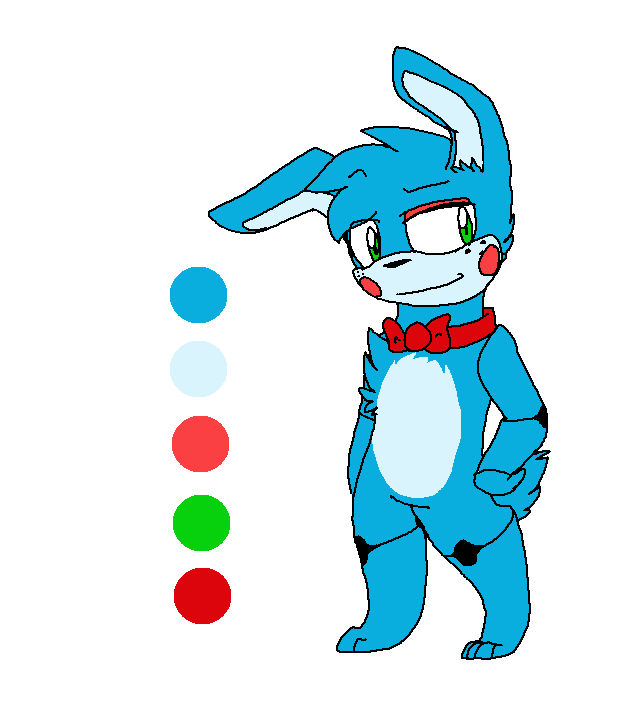 Toy Bonnie Ref Sheet by thatanimatronicbunny on DeviantArt