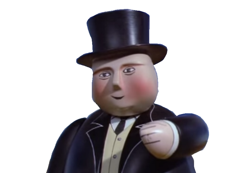 Transparent - Fat Controller (01) by ZachmanAwesomenessII on DeviantArt