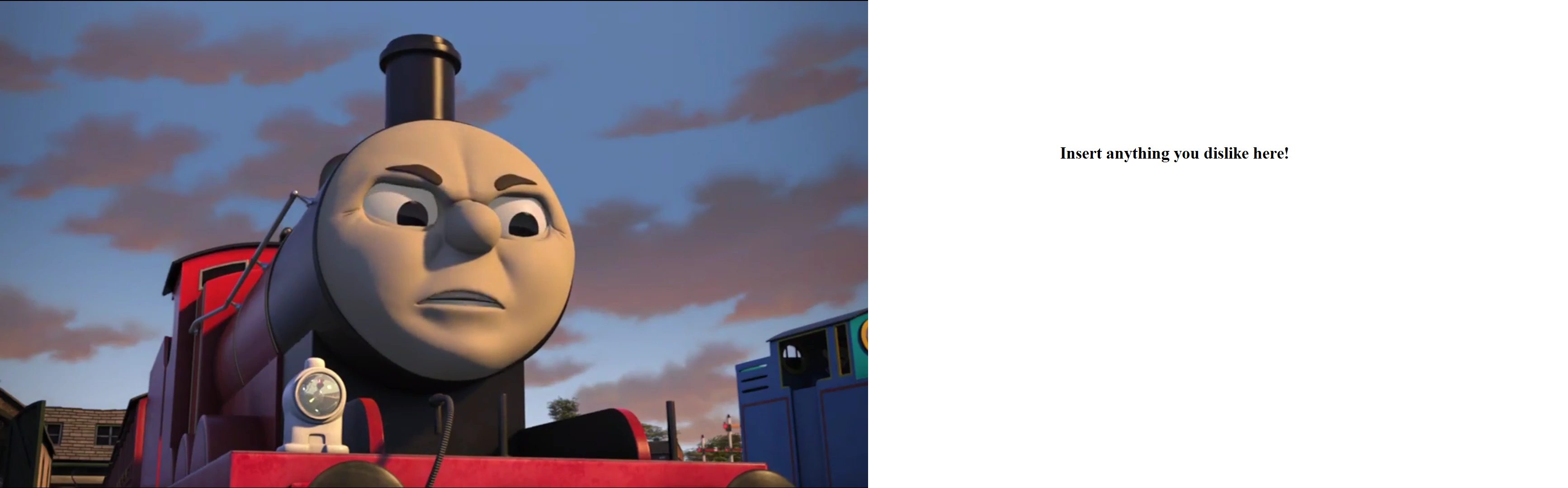 James really doesn't like... by ZachmanAwesomenessII on DeviantArt