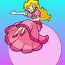 Princess Peach on a Bubble