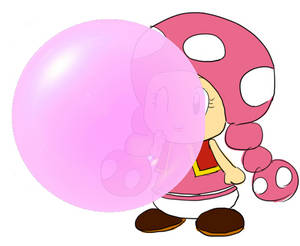 Kinopiko and her big bubble