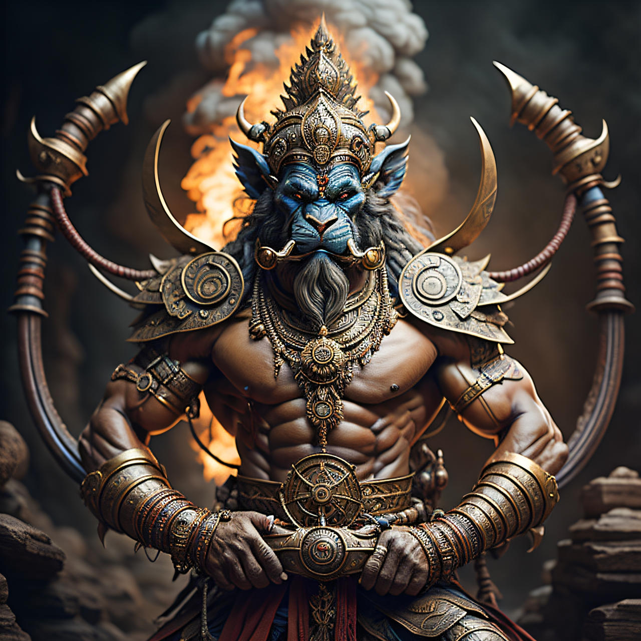 Lord Hanuman by UniversalOm on DeviantArt