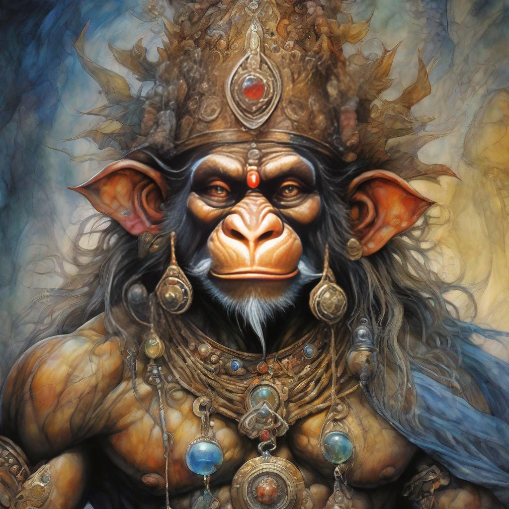 Hanuman by UniversalOm on DeviantArt