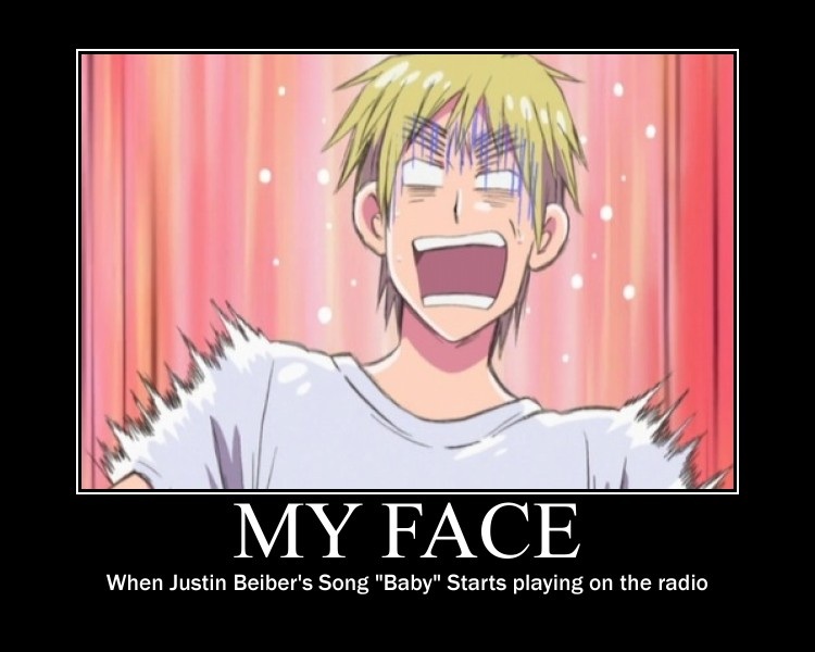 My Face Hetalia Motvational 1: Justin Beiber