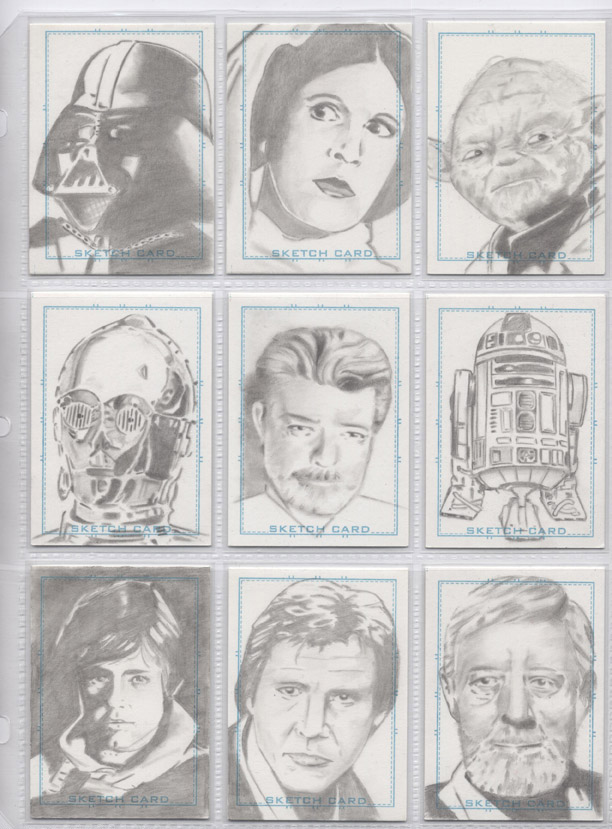 Star Wars Sketch Cards