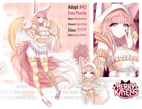 Peachy Foxy Adopt #42 [Sold Out]