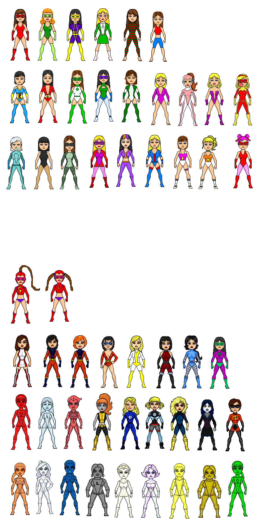 Legion of Elastic Women by RockyRock76 on DeviantArt