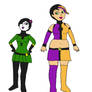 Shrinking Violet and Duo Damsel