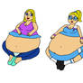 Liv and Maddie full bellies