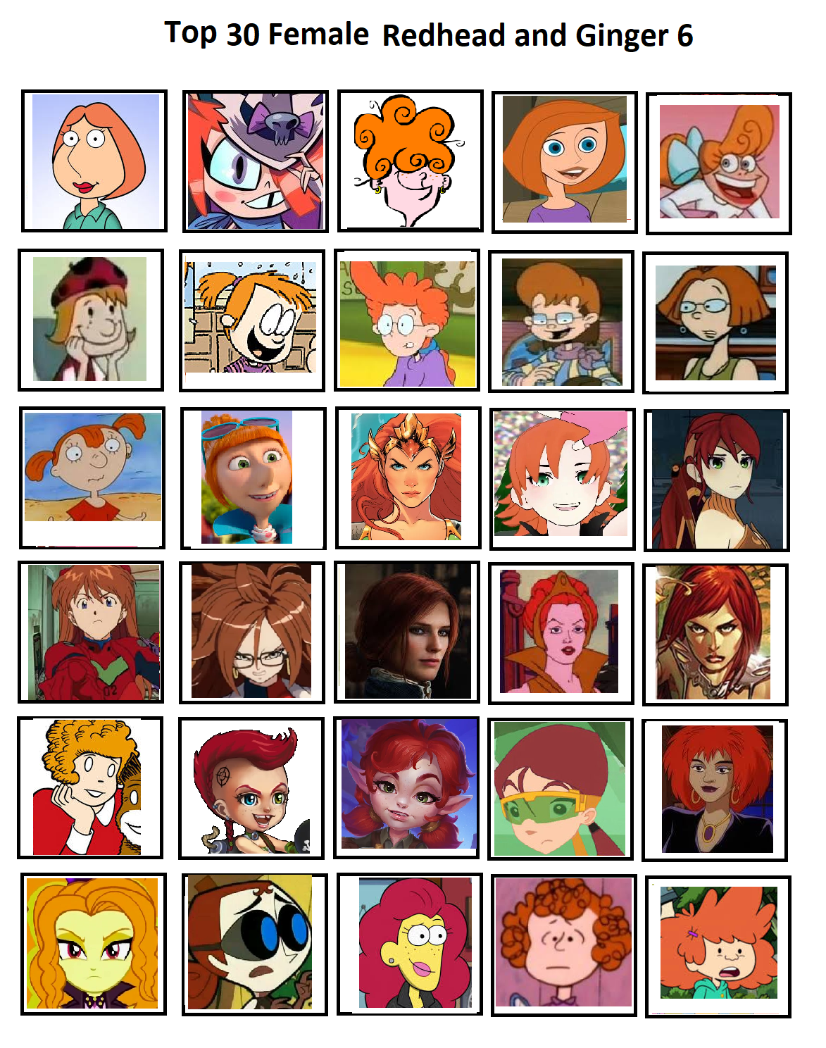 Cartoon Ragheads Top 30 Female Cartoon Gingers and Redheads 6 by RockyRock76 on DeviantArt
