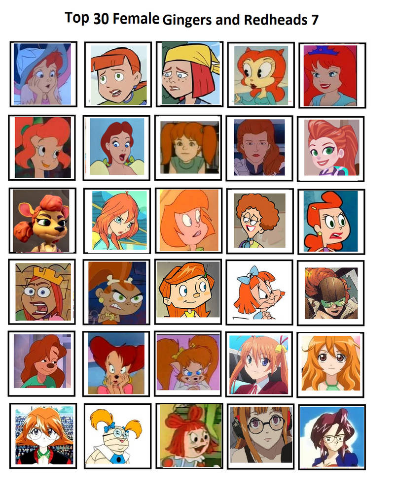 Cartoon Ragheads Top 30 Female Cartoon Gingers and Redheads 7 by RockyRock76 on DeviantArt