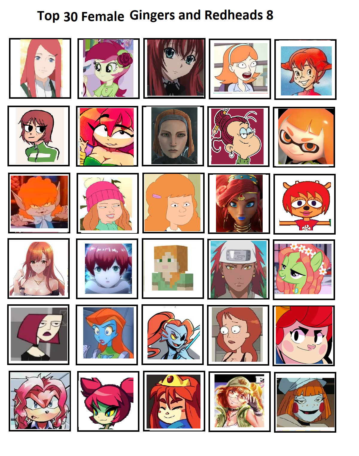 Cartoon Ragheads Top 30 Female Cartoon Gingers and Redheads 8 by RockyRock76 on DeviantArt