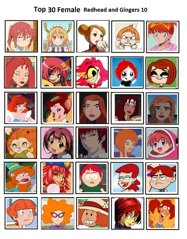Cartoon Ragheads Top 30 Female Cartoon Gingers and Redheads 10 by RockyRock76 on DeviantArt
