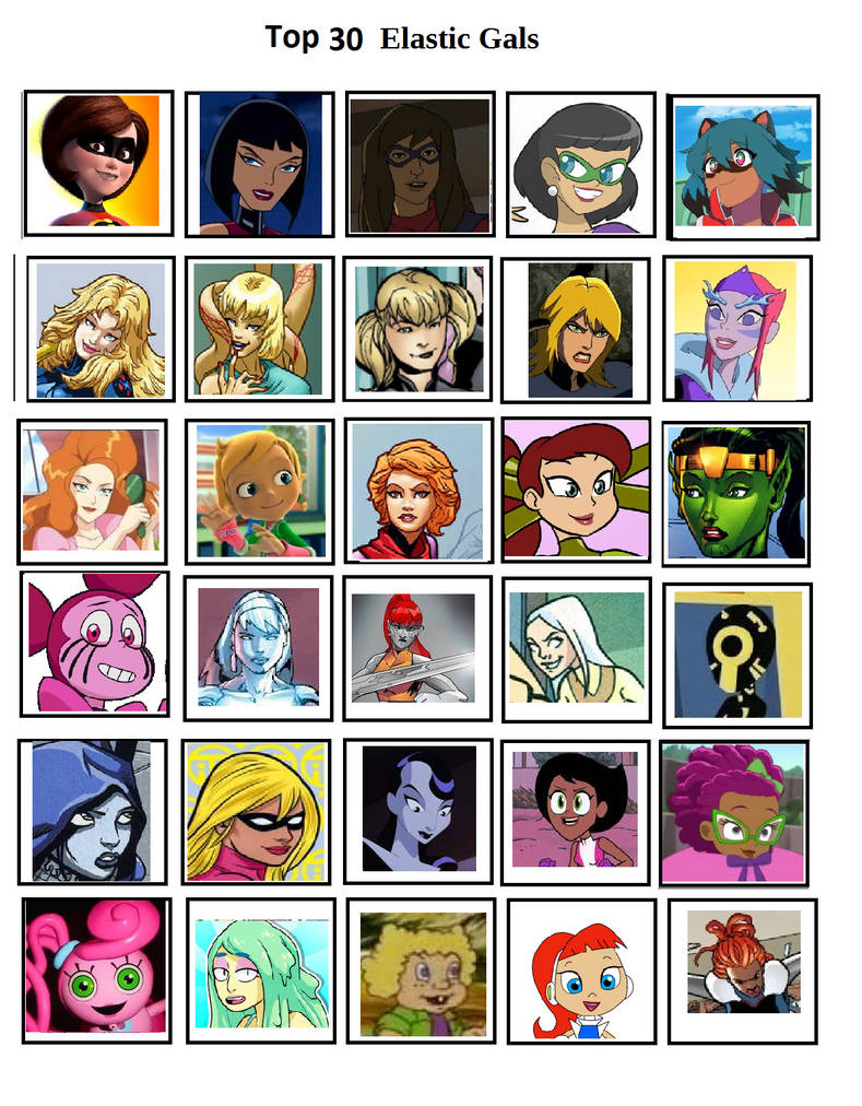 Top 30 Elastic Girls by RockyRock76 on DeviantArt