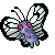 Butterfree Pixel Icon