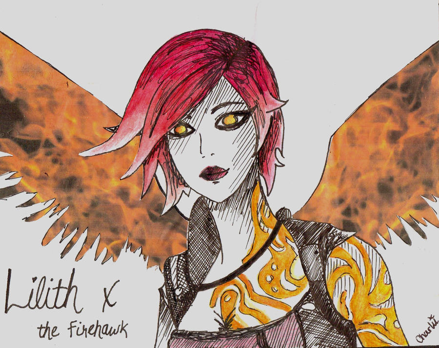 Lilith Firehawk Sticker Lilith - The Firehawk by iWildBlood on DeviantArt