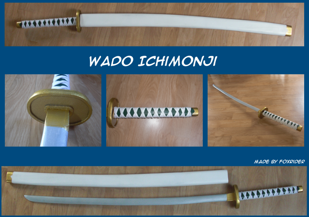 Espada One Piece Wadou Ichimonji + Suporte E Lubruficante