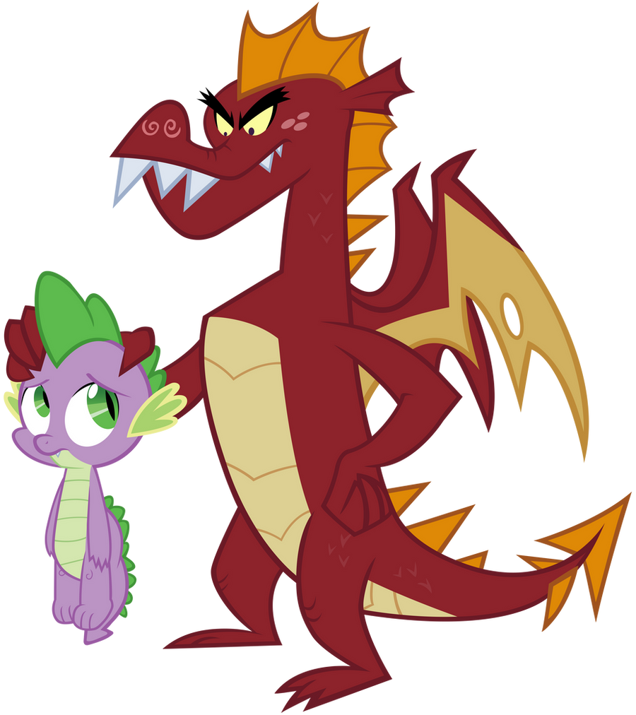 Garble and Spike by RainbowDerp98 on DeviantArt