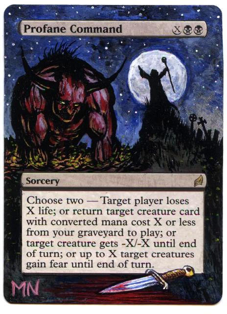 Profane Command - MTG Alter by seesic on DeviantArt