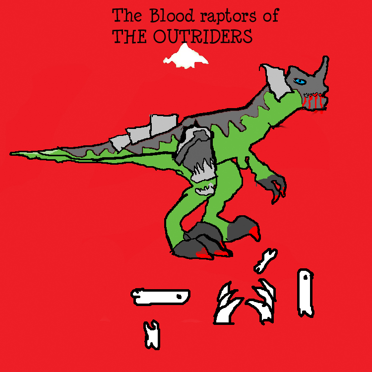 Outrider blood raptor logo by Spoony111 on DeviantArt