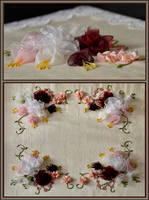 Silk Ribbon Rose Embroidery