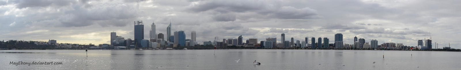 Grey Perth Day Panorama