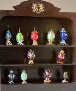 Dolls House Scale Faberge Eggs