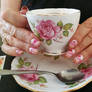 Matching Cup and Manicure