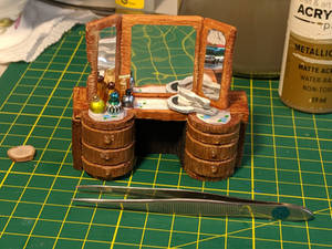 Miniature Dressing Table for Squeakington Manor