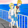 REQUEST:Namine and Roxas-A summer walk home