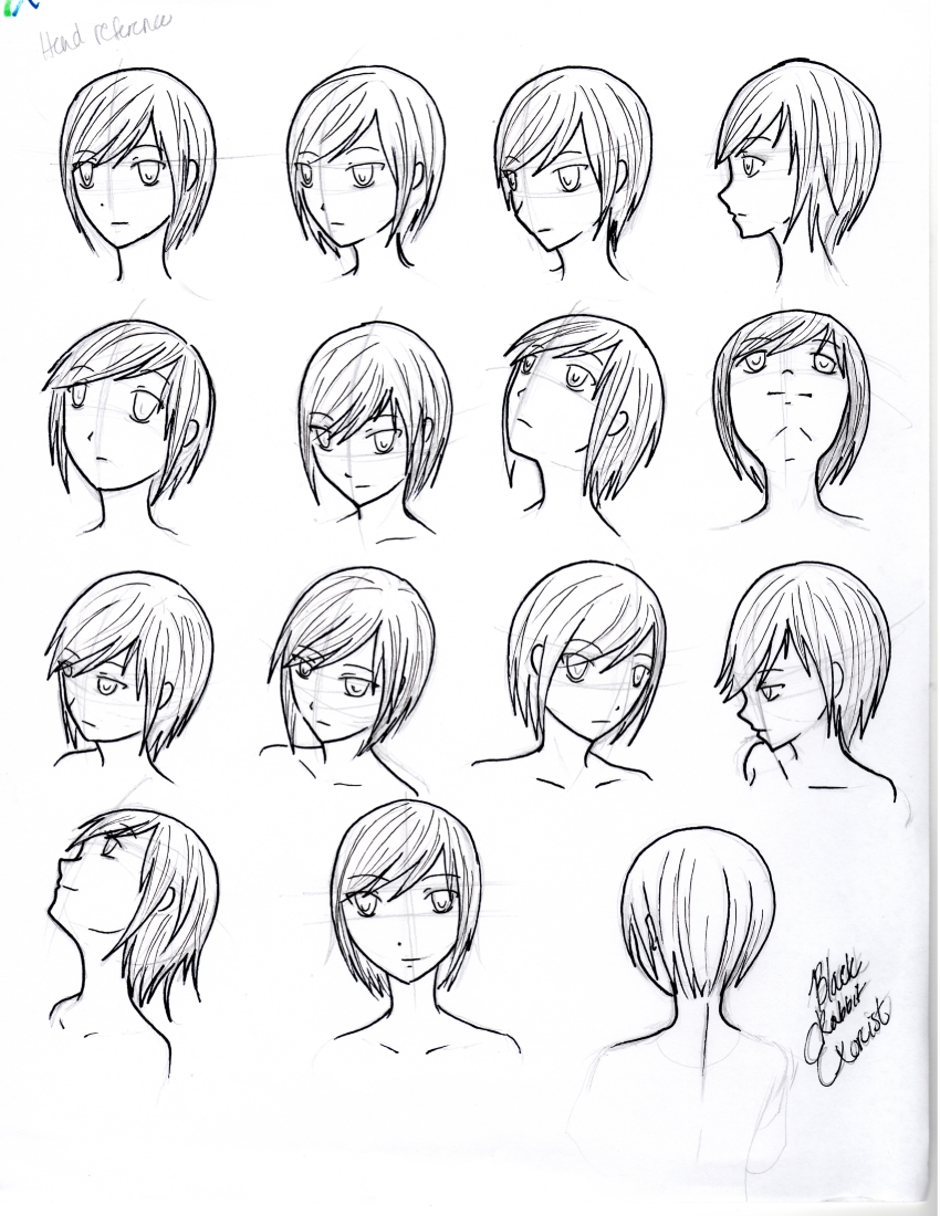 how to draw face angle