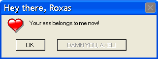 Roxas got an error message