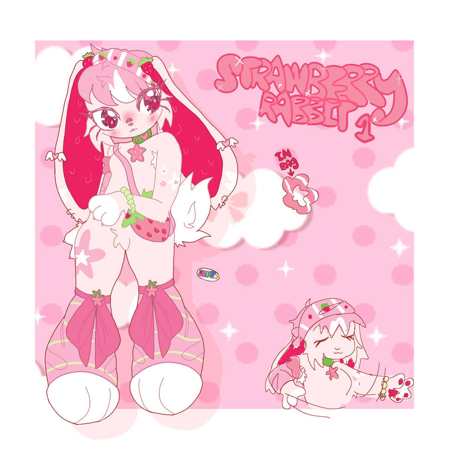 Strawberry Rabbit! by k1ssk1ssf4ll1nd3bt on DeviantArt
