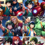 Deku having Fun with the Avengers