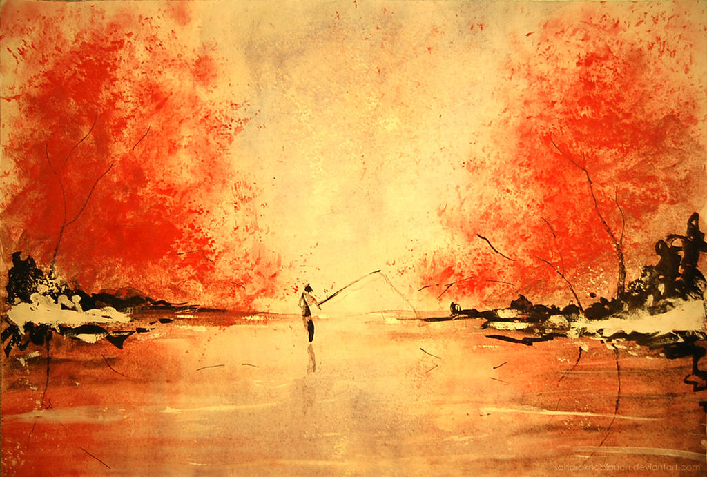 red afternoon by SaharaKnoblauch