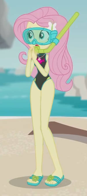 Fluttershy in a sexy swimsuit 3