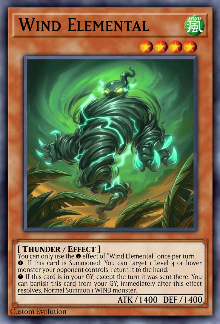 Wind Element Ragnarok Wind Elemental by gatemasterTCG on DeviantArt