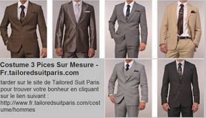 Costume 3 Pices Sur Mesure - www.fr.tailoredsuitpa