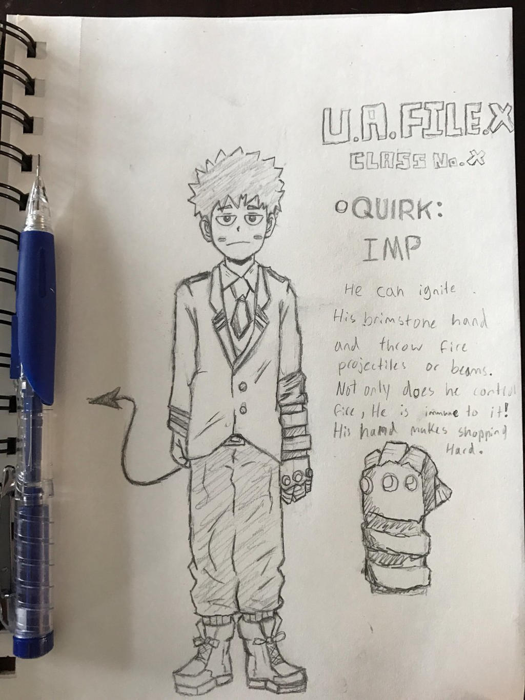 BNHA: The IMP (fan hero)