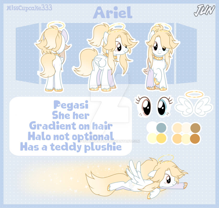 Ariel ref sheet! by ItsAnyastasia on DeviantArt