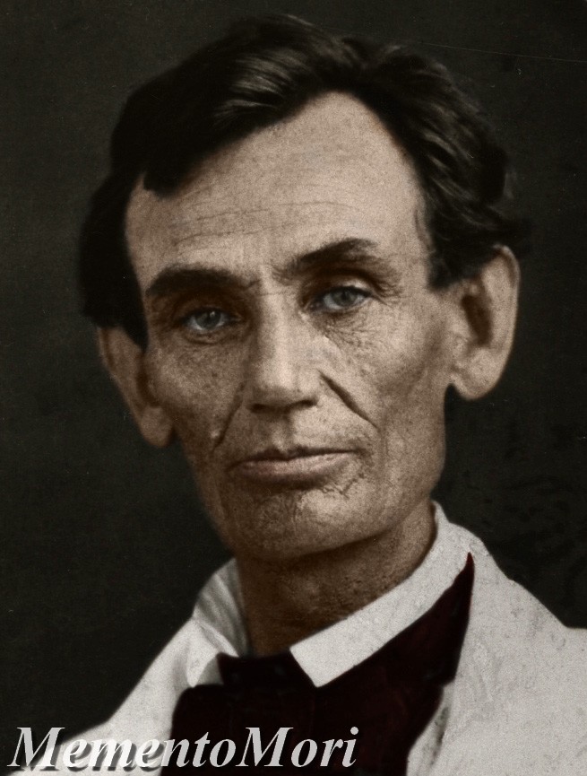 Abraham Lincoln. 1858.