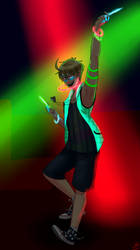 Disco pogo/Rave America- Aph hetalia art