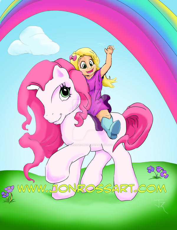 Rainbow Pony Ride by jonrosscomics on DeviantArt